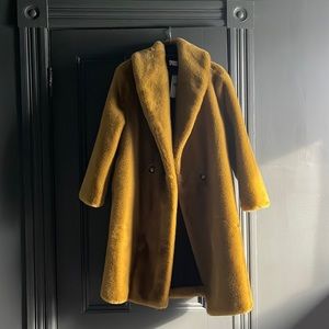 Mango faux fur coat